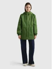Benetton ženska jakna sa kapuljaèom od recikliranog materijala 