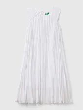 Benetton plisirana haljina sa kaišem za devojčice 