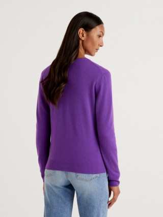 Benetton ženski džemper, 100% čista runska vuna 