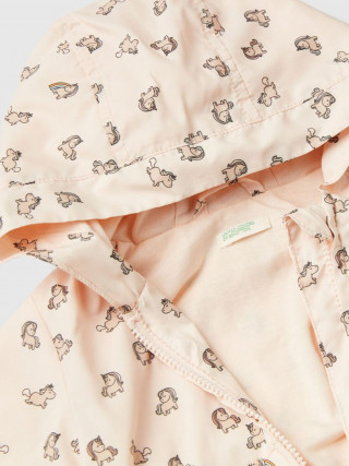 Benetton proleæna jakna za bebe sa printom jednoroga 