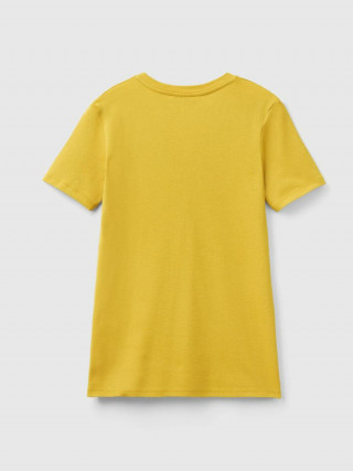 Benetton ženska majica na v izrez, 100% pamuk 
