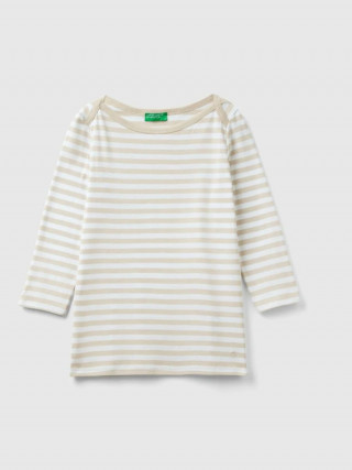 Benetton ženska majica, 3/4 rukavi, 100% pamuk 