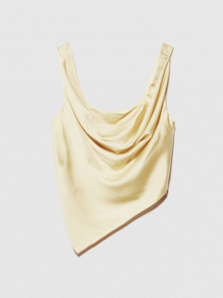 Sisley ženski asimetrični top od svile 