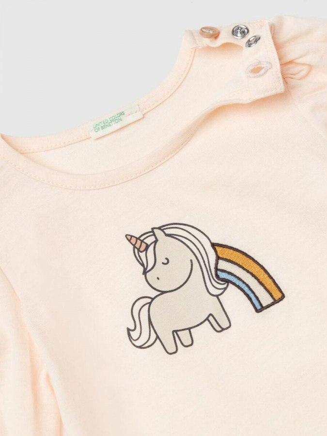 Benetton majica za bebe od bio pamuka 
