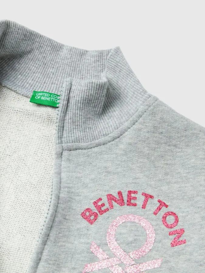 Benetton duks za devojčice sa gliter printom 