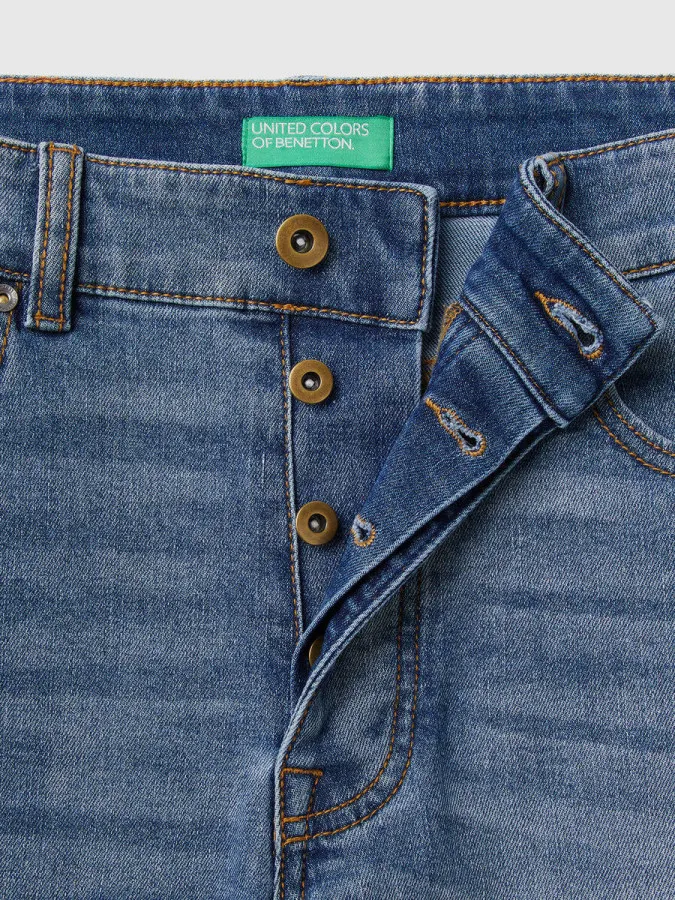 Benetton muški džins slim fit 5 džepova 