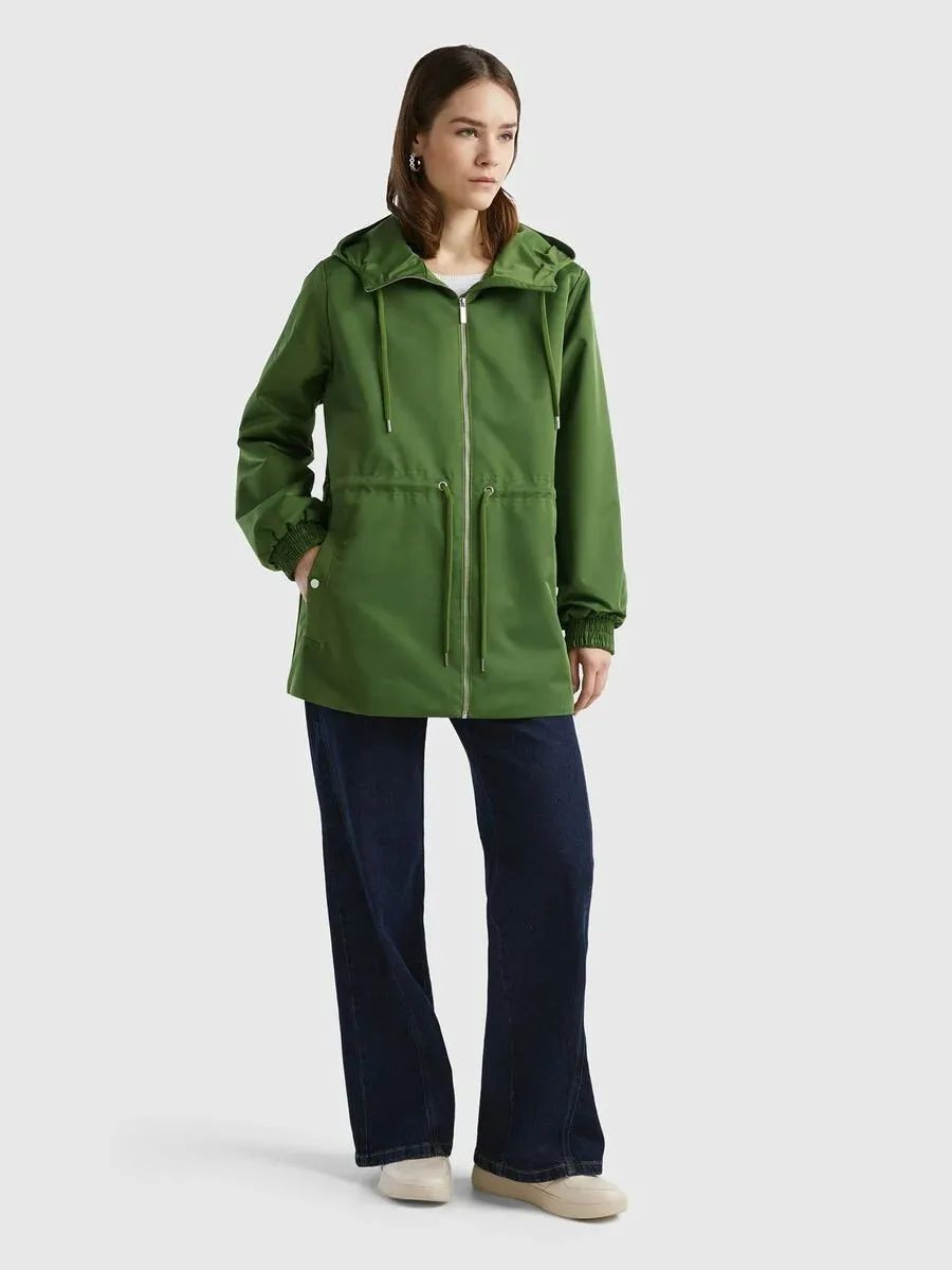 Benetton ženska jakna sa kapuljaèom od recikliranog materijala 