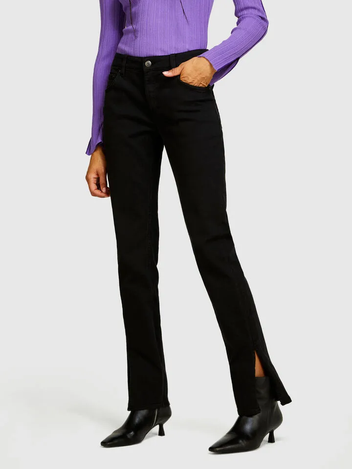 Sisley ženski džins u boji, sa prorezima, slim fit 